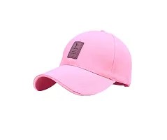 EDIKO Cap Combo Pack of 2 Cotton Cap for Men's and Women's (Black  Pink)-thumb2