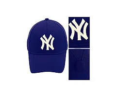 Baseball Caps for Men and Women VIRAT Cotton Blend Caps Men for All Sports Workouts Gym Running Cricket Caps for Boys and Girls Use (Blue)-thumb1