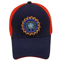 CLASSYMESSI Men's and Women's India Cricket Cap Genuine Quality Original Cap for All Cricket Fans Sports Cap (RED Army)-thumb2