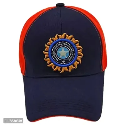 CLASSYMESSI Men's and Women's India Cricket Cap Genuine Quality Original Cap for All Cricket Fans Sports Cap (RED Army)-thumb3