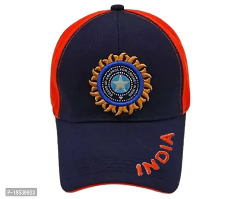 CLASSYMESSI Men's and Women's India Cricket Cap Genuine Quality Original Cap for All Cricket Fans Sports Cap (RED)-thumb0