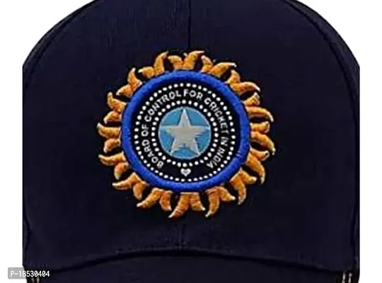 Baseball Caps for Men and Women VIRAT Cotton Blend Caps Men for All Sports Workouts Gym Running Cricket Caps for Boys and Girls Use (IND White Black)-thumb4