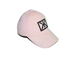 CLASSYMESSI Classy Denim Caps Men and Women Stylish and Durable Hat for Everyday Wear Washable Jeans Caps Men for All Fashion Sports Dating Workout Scooty Driving Running Cap (Pink)-thumb2