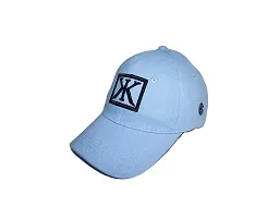 CLASSYMESSI Classy Denim Caps Men and Women Stylish and Durable Hat for Everyday Wear Washable Jeans Caps Men for All Fashion Sports Dating Workout Scooty Driving Running Cap (Sky Blue)-thumb3