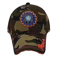 CLASSYMESSI Men's and Women's India Cricket Cap Genuine Quality Original Cap for All Cricket Fans Sports Cap (RED Army)-thumb1