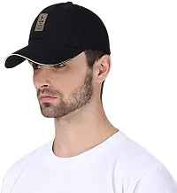 EDIKO Cap Combo Pack of 2 Cotton Cap for Men's and Women's (Black  Pink)-thumb1