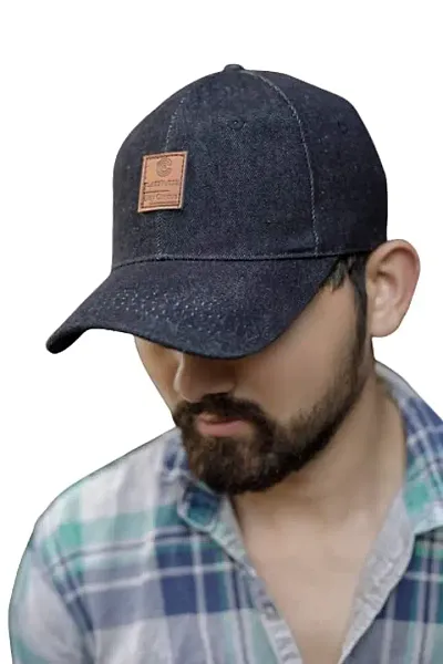 100% Jeans Baseball Cap for Men and Women Cap Stylish Caps Men for All Fashions Blend Sports Workouts Gym Running Caps