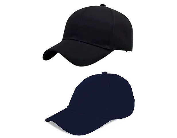 Baseball Combo Caps for Mens and Womens UV- Protection Stylish Cotton Blend Caps Men for All Fashions Sports Workouts Running Caps for Boys and Girls
