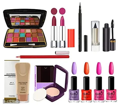 G4u All In One Makeup Kit Gift Set 22 Jan St (Multicolor)