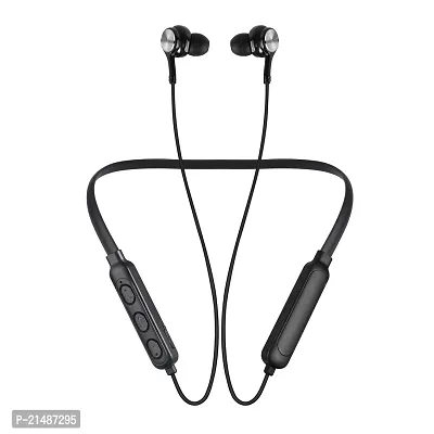 Stylish Black In-ear Bluetooth Wireless Headphones-thumb0