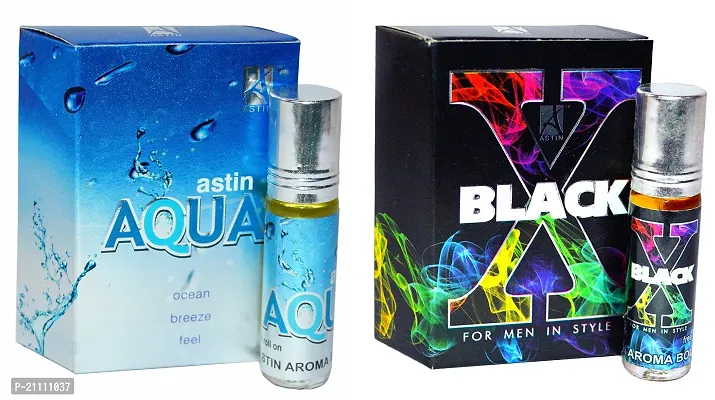 Astin Aqua Fresh And X-Black Strong Uae Edition. 6 Ml X 2