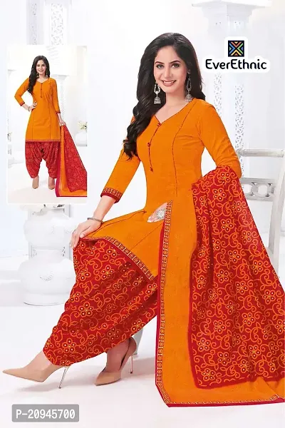 Elegant  Crepe  Dress Material with Dupatta For Women