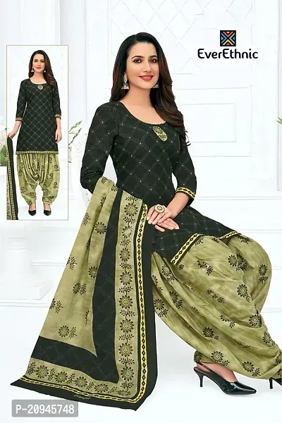 Elegant  Crepe  Dress Material with Dupatta For Women