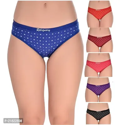 Star Panty Women Hipster Cotton Blend Everyday Girls  Women Panty Multicolor