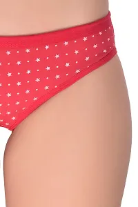 Star Dot Panty Women Hipster Cotton Blend Everyday Girls  Women Panty Multicolor Pack Of 6-thumb3