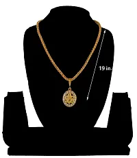 JIPPA Pendant Ganesh Ji Locket Chain Gold Plated Rich Look Long Size Daily Use Jewelry for Men, Boys -100369-thumb3