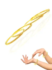 Alloy Gold-plated Bangle Set ( Peck of 4)-10094-thumb1