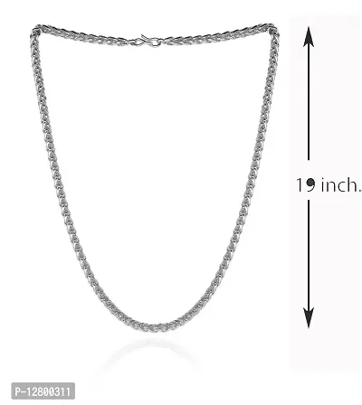 JIPPA SILVER PLATED MENS NECKELACE CHAIN100362-100362-thumb3