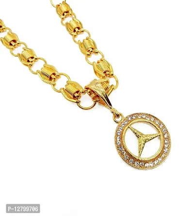 JIPPA Fancy Pendant Locket Chain Gold Plated Rich Look Long Size Daily Use Jewelry for Girls,women-100536-thumb0