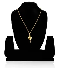 JIPPA Fancy Pendant Locket Chain Gold Plated Rich Look Long Size Daily Use Jewelry for Girls,women-100379-thumb2