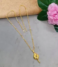 JIPPA Fancy Pendant Locket Chain Gold Plated Rich Look Long Size Daily Use Jewelry for Girls,women-100379-thumb4