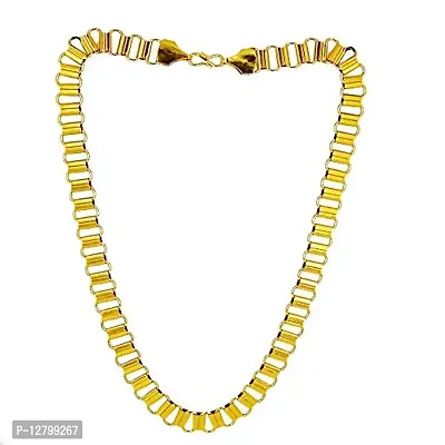 JIPPA Stylish Golden CHAIN-ain Fashionable Round Fisher Gold Plated CHAIN-ain Brass CHAIN-ain Gold-plated Plated Brass CHAIN-ain-10049-thumb0