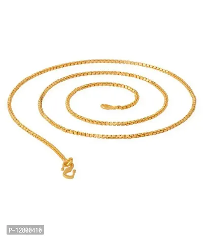 JIPPA Stylish Golden CHAIN-ain Fashionable Round Fisher Gold Plated CHAIN-ain Brass CHAIN-ain Gold-plated Plated Brass CHAIN-ain-10036