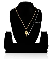 JIPPA Fancy Pendant Locket Chain Gold Plated Rich Look Long Size Daily Use Jewelry for Girls,women-100379-thumb3