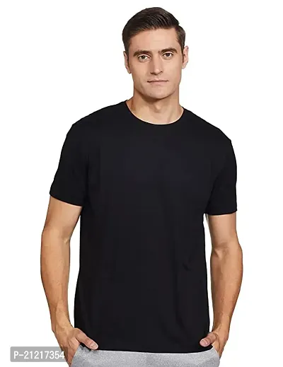 Comfortable Round Neck T-shirt For Men-thumb0