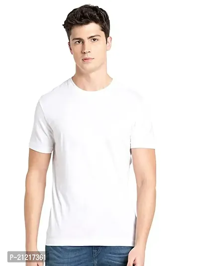 Comfortable Round Neck T-shirt For Men-thumb0