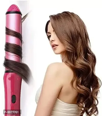 Perfect Nova 2009 2 in 1 Hair Straightener and Curler (Pink)-thumb0