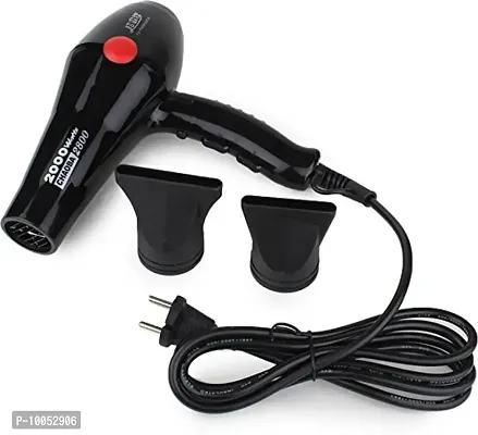 Professional Stylish Hair Dryers for Womens and Men Hot and Cold DRYER 2000 Watts, Black-thumb0