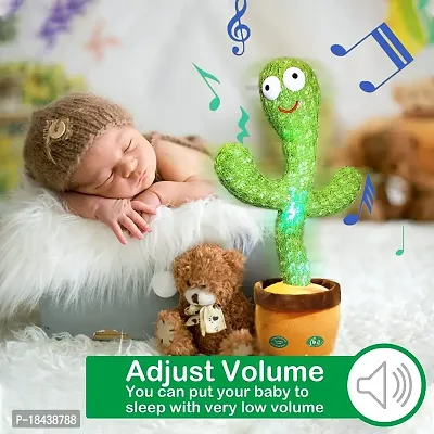 Talking Cactus Baby for Kids Dancing Singing Recording Repeat Funny Children Playing Home 120 Songs and LED Lighting for Home Decor