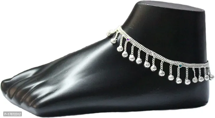 TRADITIONAL TRENDY SILVER COATING JEWEL FOR WOMEN AND GIRLS (SIZE - 9.5 INCH)-thumb0