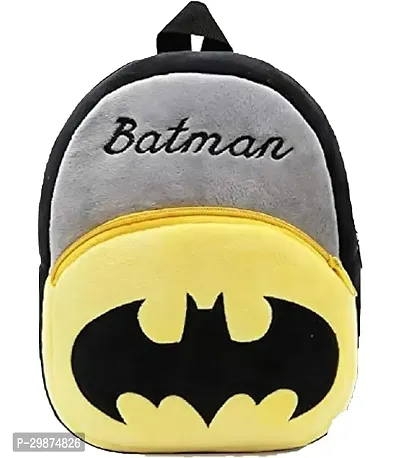 New Trad Best School Bags for Kids with Cute Cartoon and Animal Faces. School Picnic Carry Travelling Bag Multipurpose Backpack for Baby Kids Children and Toddler for Kid Girl and boy (Batman)/-thumb0