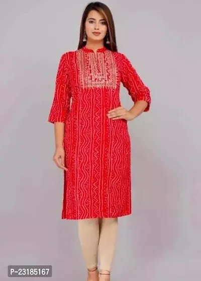 A-Line   Rayon Kurta For Women-thumb0