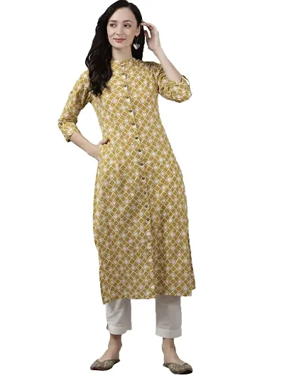 WOMENS BLEND STRAIGHT KURTA AND PANT