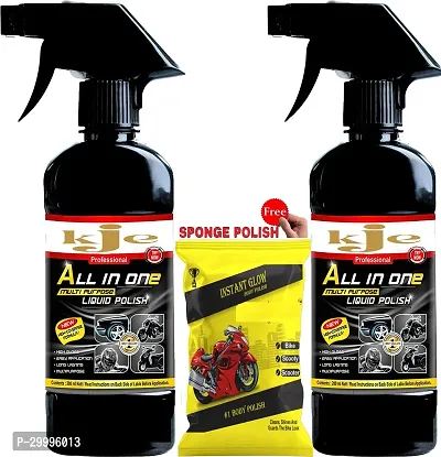 All In One Multipurpose Liquid Polish Spray 250ml for Car And Bike