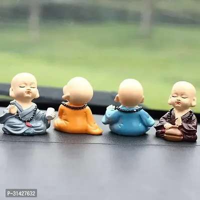 Cute Little Monks Set of 4-thumb0