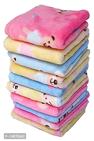 DEXO Face Cleaning Towel || Set of 6 Pcs, Soft Cotton Face Hanky for Women and Girls Cotton Napkins Clothing Accessories (Multicolour) Pack of 1-thumb0