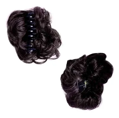 2Pcs Mini Claw Fake Space Hair Bun Clip in Messy Bun India  Ubuy