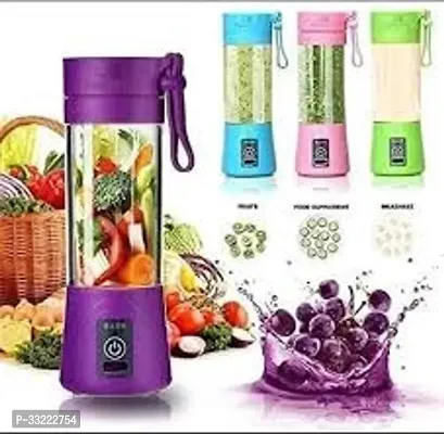 Modern Battery and Rechargeable Operated Juicer  and Mixer for Home Pack of 1 -assorted-thumb0