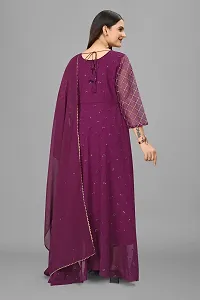 Classic Georgette Gown for Women with Dupatta-thumb3