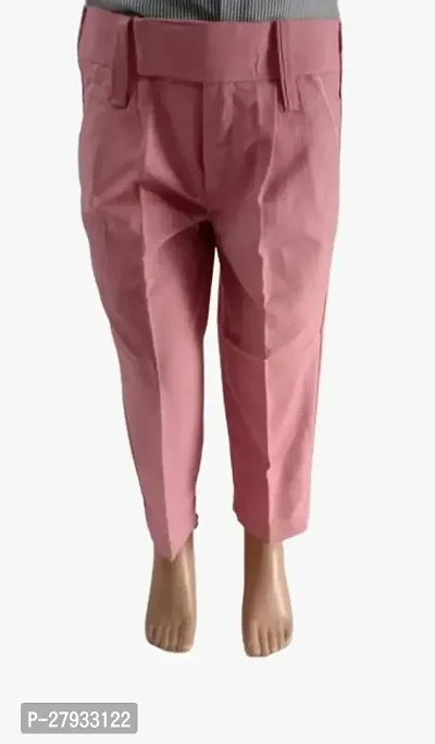 Full Pant - Elastic  Trousers for Boys Color Pink