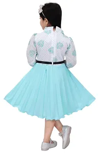 Stylish Fancy Designer Georgette Dresses For Kids-thumb1