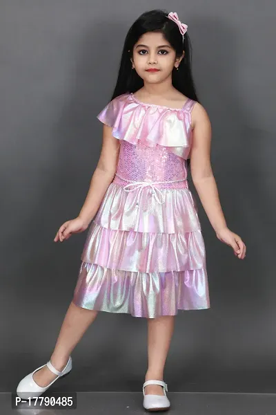 Stylish Fancy Designer Georgette Dresses For Kids-thumb0