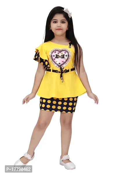 Stylish Fancy Designer Georgette Dresses For Kids-thumb0