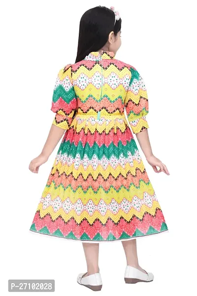Fabulous Multicoloured Georgette Frocks For Girls-thumb2