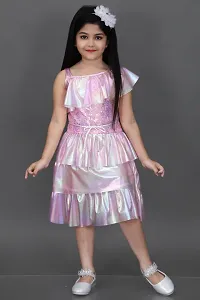 Stylish Fancy Designer Georgette Dresses For Kids-thumb2