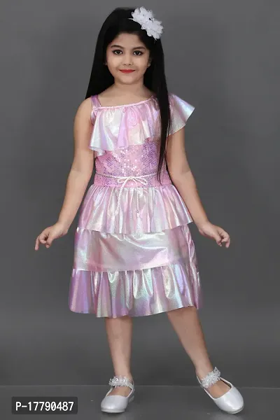 Stylish Fancy Designer Georgette Dresses For Kids-thumb3